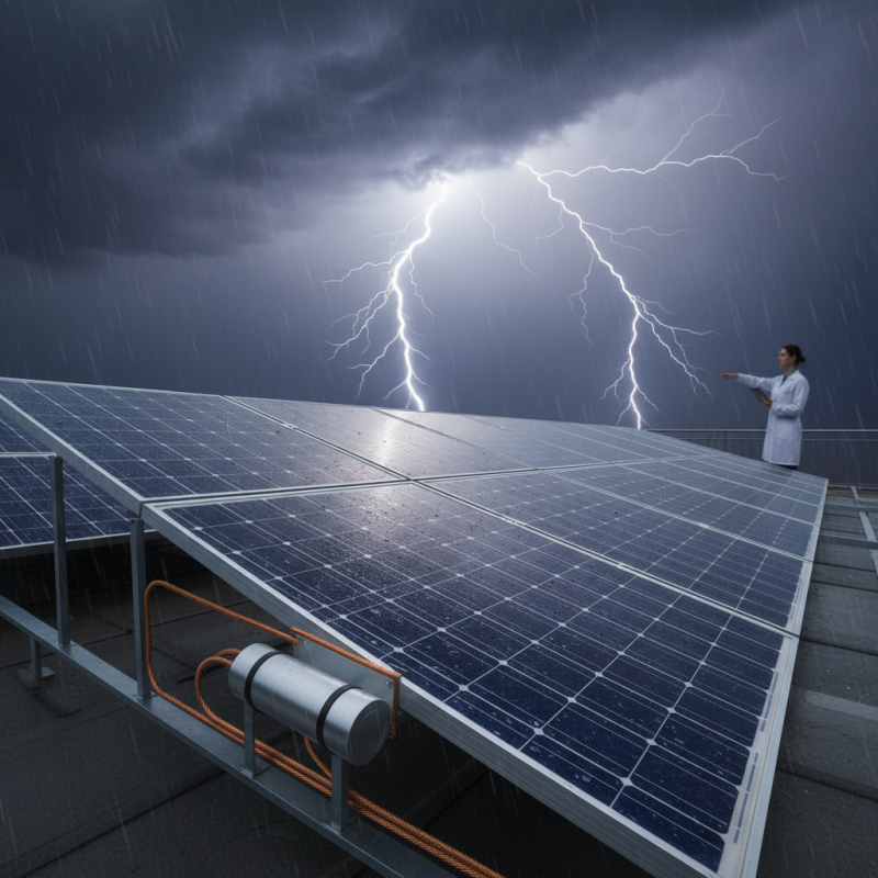 How to Safeguard Solar Panels Against Lightning Strikes?