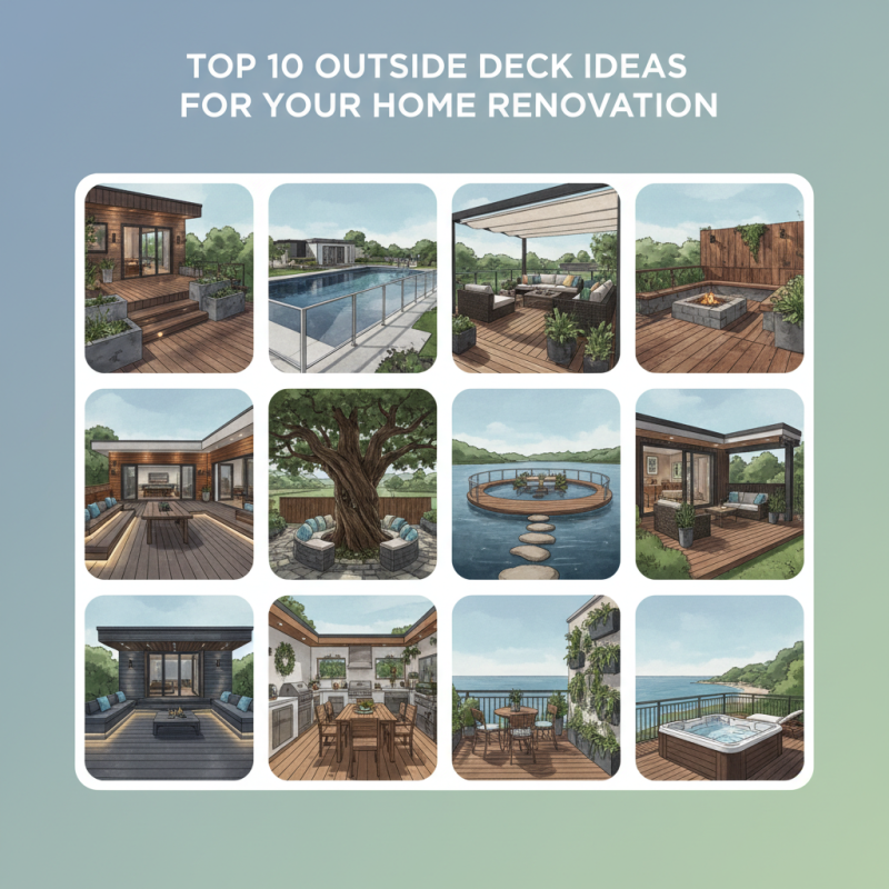 Top 10 Outside Deck Ideas for Your Home Renovation?