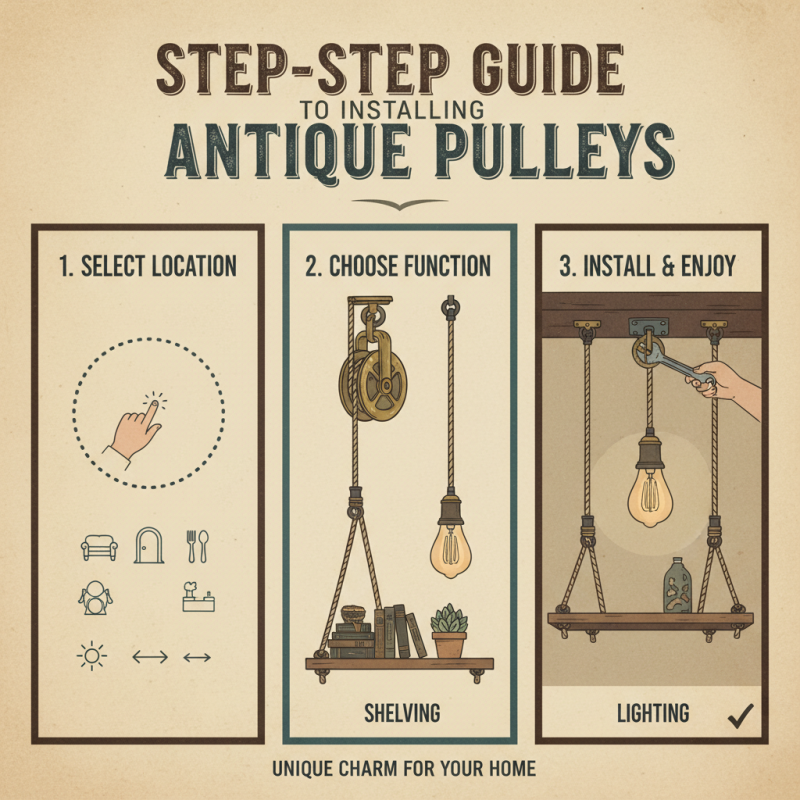 How to Use Antique Pulley for DIY Home Decor Projects?