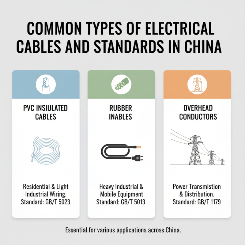 What Are the Key Electrical Cable Standards in China?