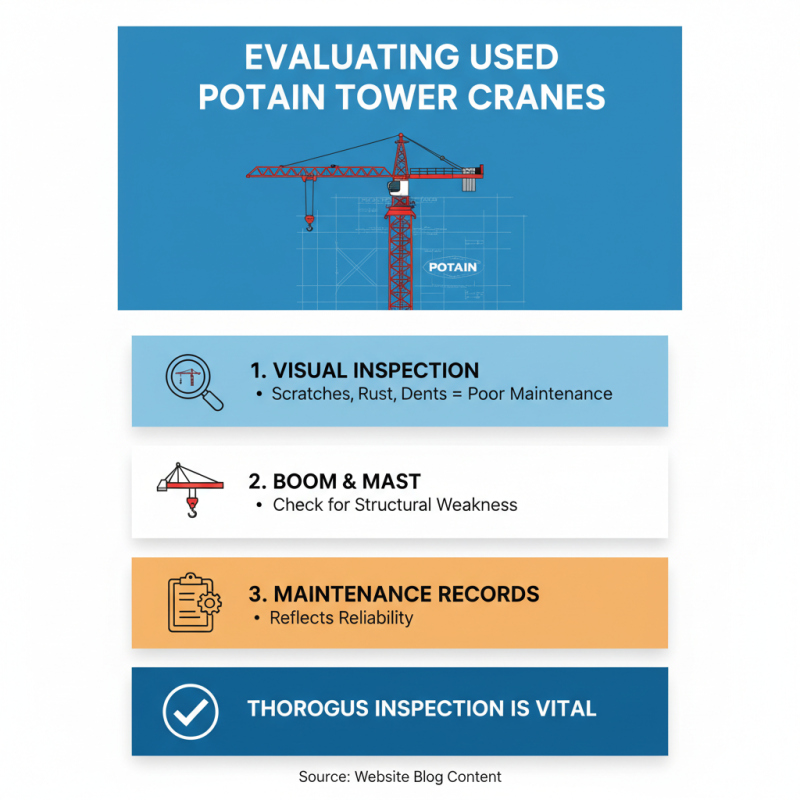How to Choose Potain Used Tower Crane for Your Projects?