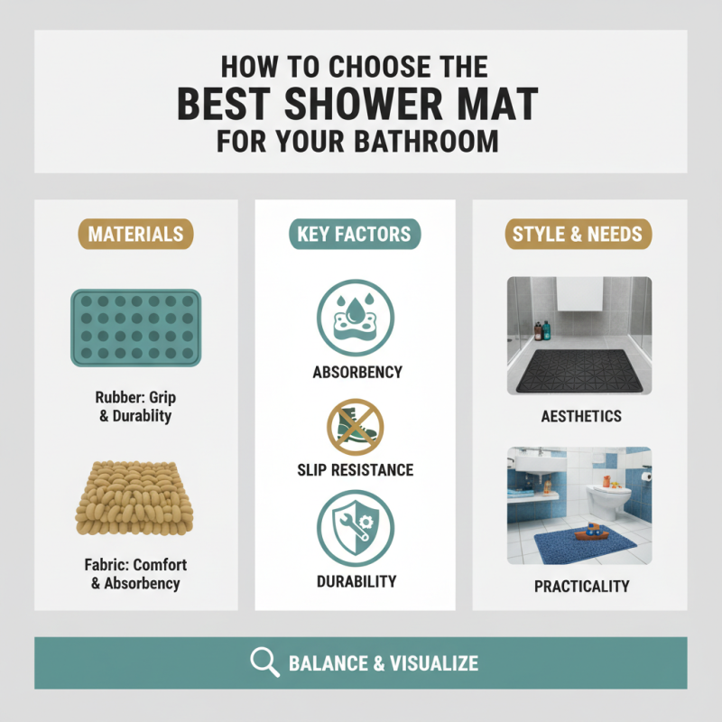 How to Choose the Best Showers Mat for Your Bathroom Needs?