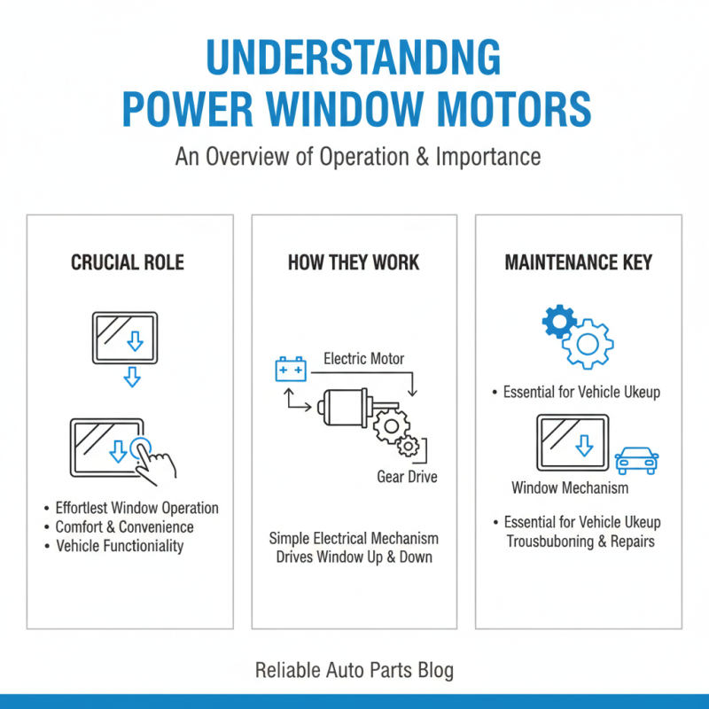 Top 10 Power Window Motors for Your Vehicle Needs?