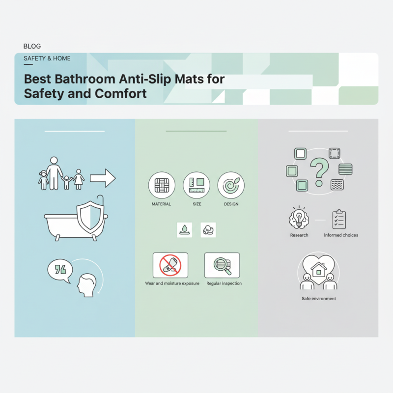 Best Bathroom Anti-Slip Mats for Safety and Comfort?