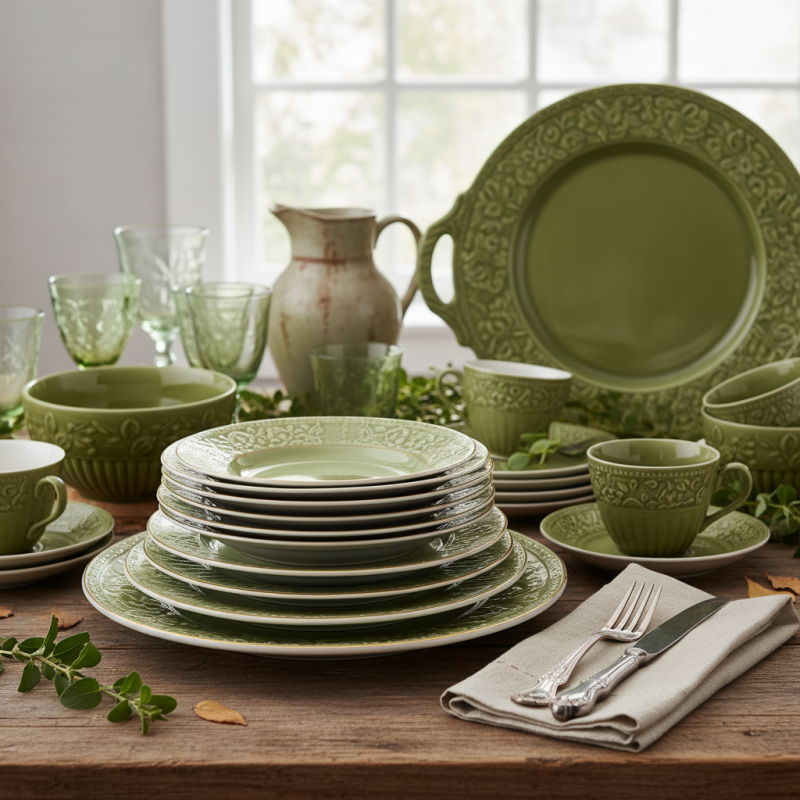 How to Choose the Perfect Vintage Green Dinnerware Set?
