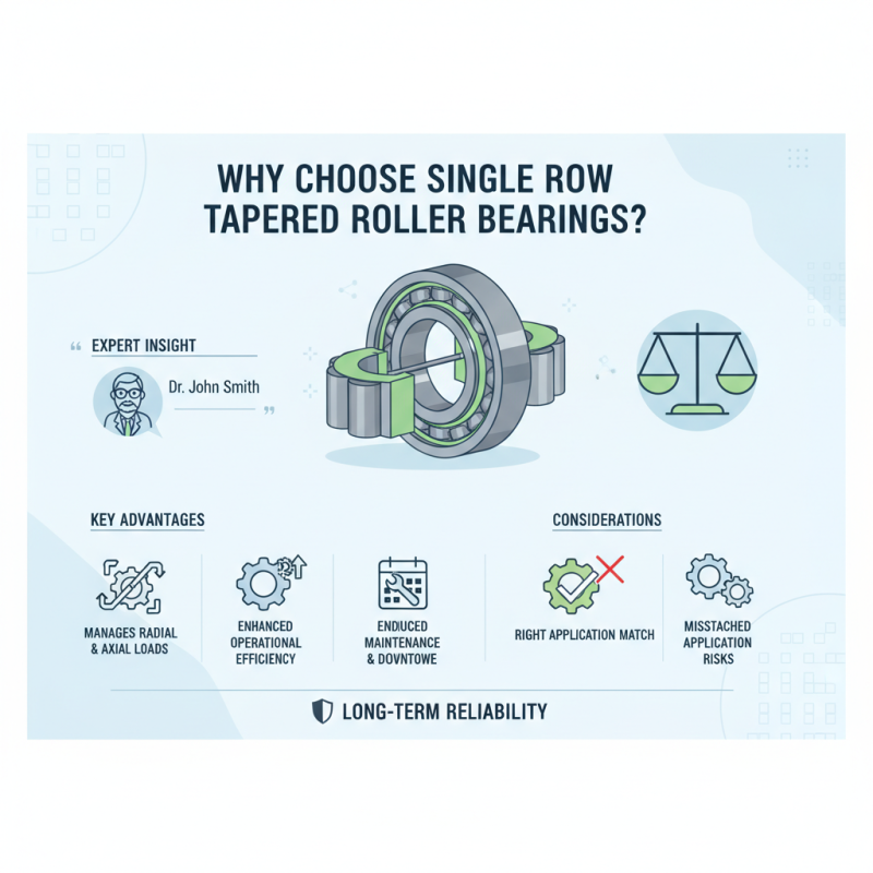 Why Choose Single Row Tapered Roller Bearings for Your Needs?