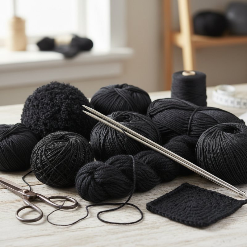 How to Choose the Best Black Polyester Yarn for Your Projects?