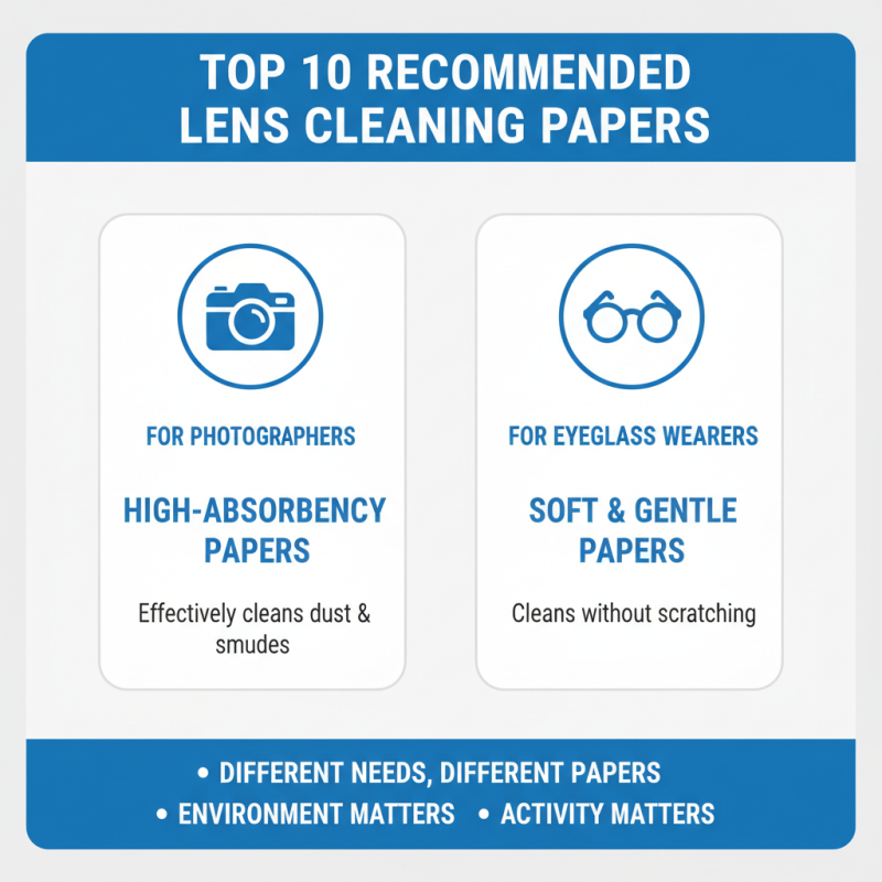 Top 10 Lens Cleaning Papers You Should Consider for Clearer Vision?
