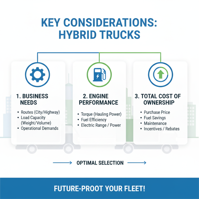 How to Choose the Best Hybrid Trucks for Your Business Needs?