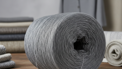 Top Quality Grey Polyester Yarn for Global Buyers?