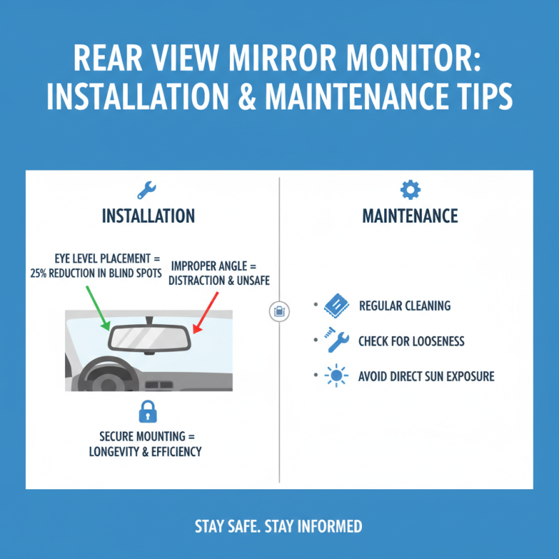 Best Rear View Mirror Monitor for Your Car Needs in China?