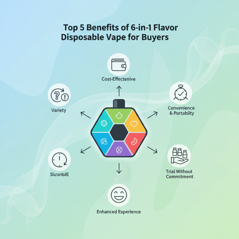 Top 5 Benefits of 6-in-1 Flavor Disposable Vape for Buyers?