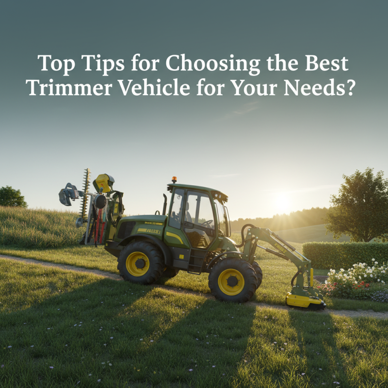 Top Tips for Choosing the Best Trimmer Vehicle for Your Needs?