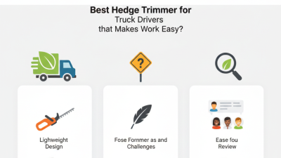 Best Hedge Trimmer for Truck Drivers that Makes Work Easy?