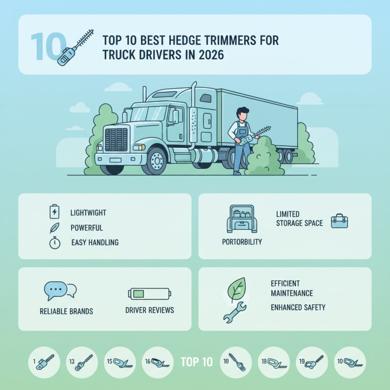 Top 10 Best Hedge Trimmers for Truck Drivers in 2026?