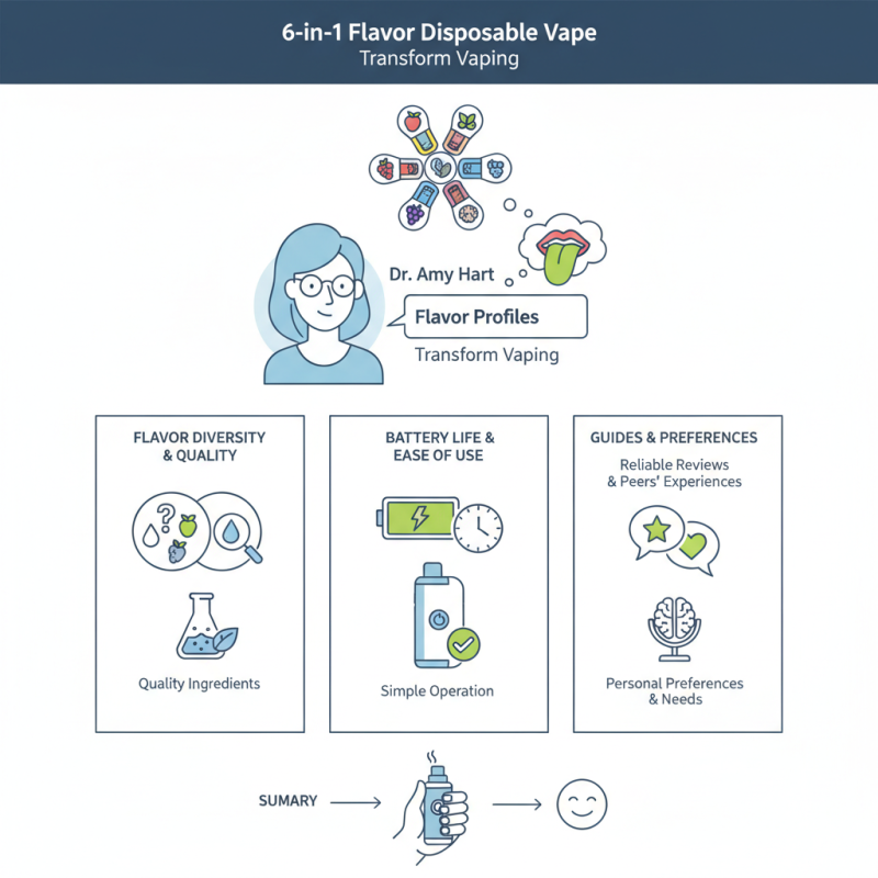 How to Choose the Best 6-in-1 Flavor Disposable Vape?