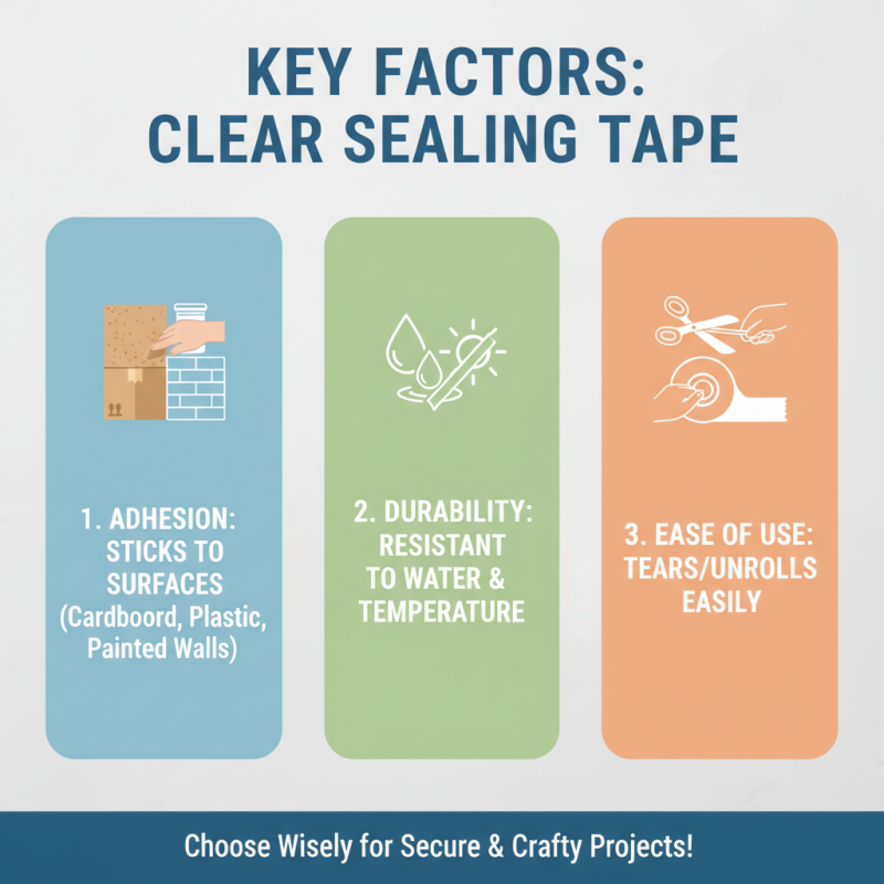 How to Choose the Best Clear Sealing Tape for Your Needs?
