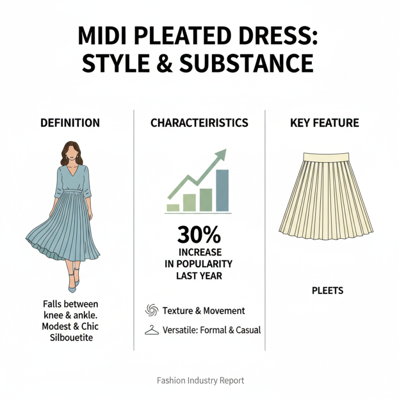 What is a Midi Pleated Dress and How to Style It?