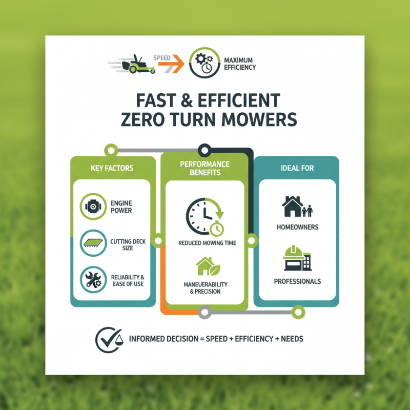 Top 10 Fastest Zero Turn Mowers for Maximum Efficiency?
