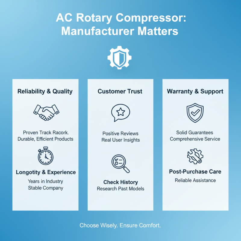 How to Choose the Right AC Rotary Compressor for Your Air Conditioning Needs?
