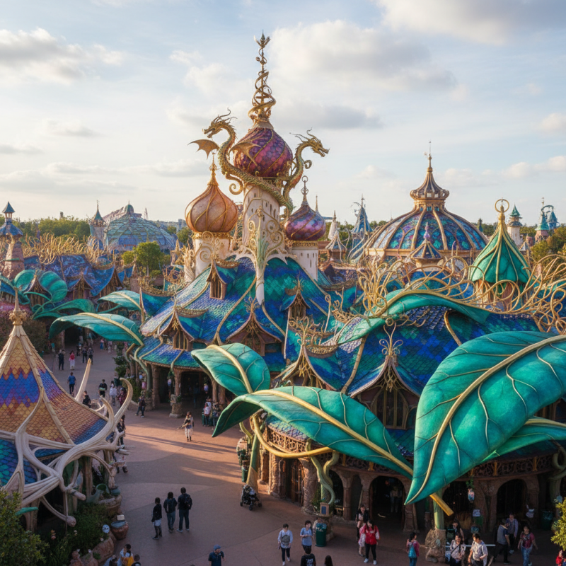 Why Theme Park Roof Decoration Matters for Guest Experience and Safety?
