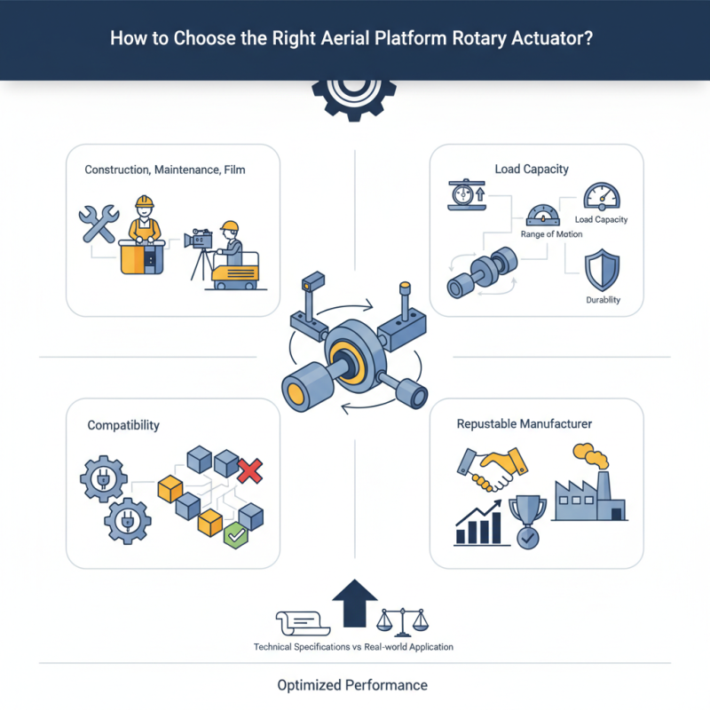 How to Choose the Right Aerial Platform Rotary Actuator?