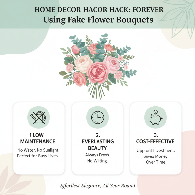 Why Choose Fake Flower Bouquets for Your Home Decor?