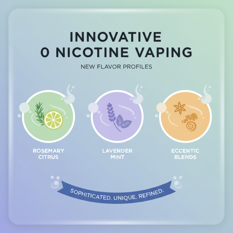 Top 2026 Trends in 0 Nicotine Vape Juice for Buyers