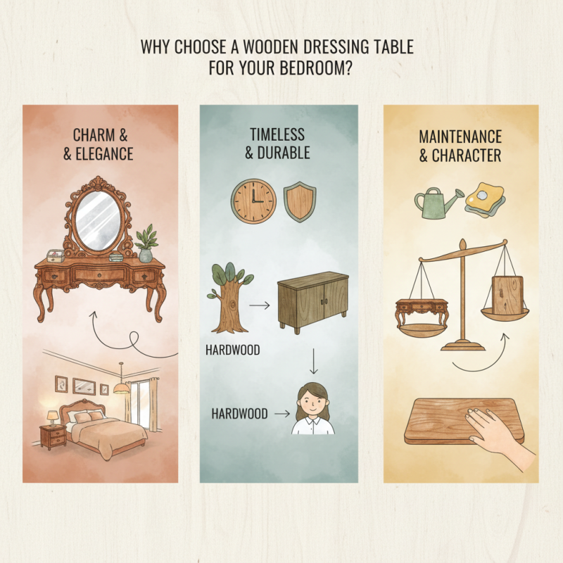 Why Choose a Wooden Dressing Table for Your Bedroom?