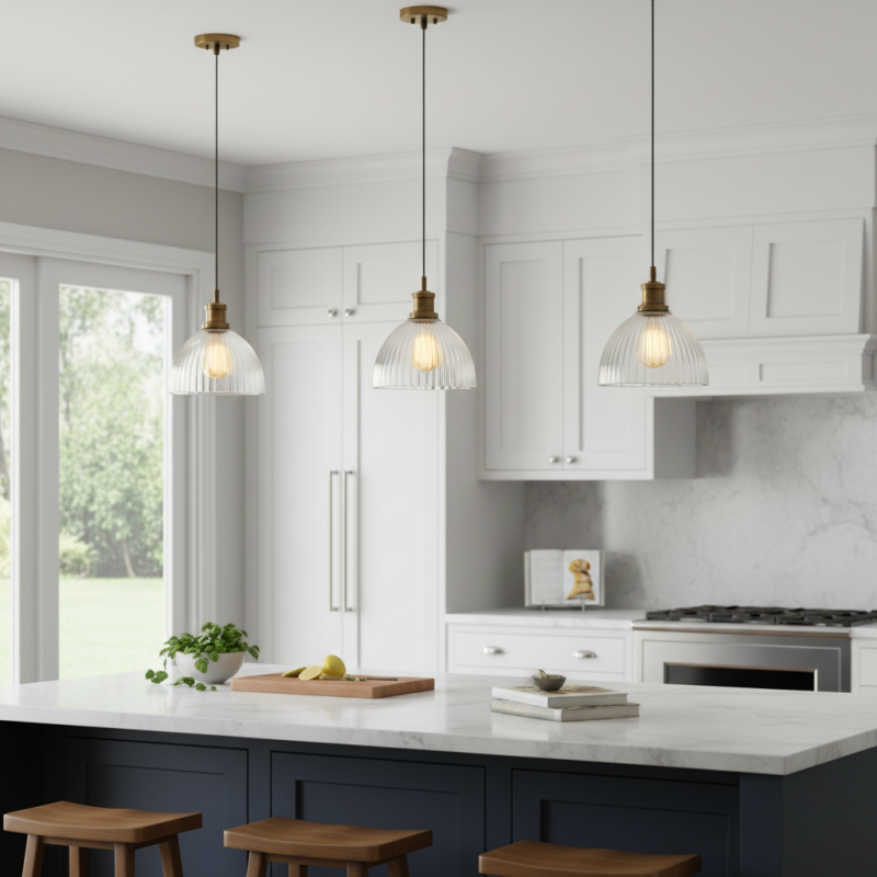 How High Should a Pendant Light Hang Over a Kitchen Island?