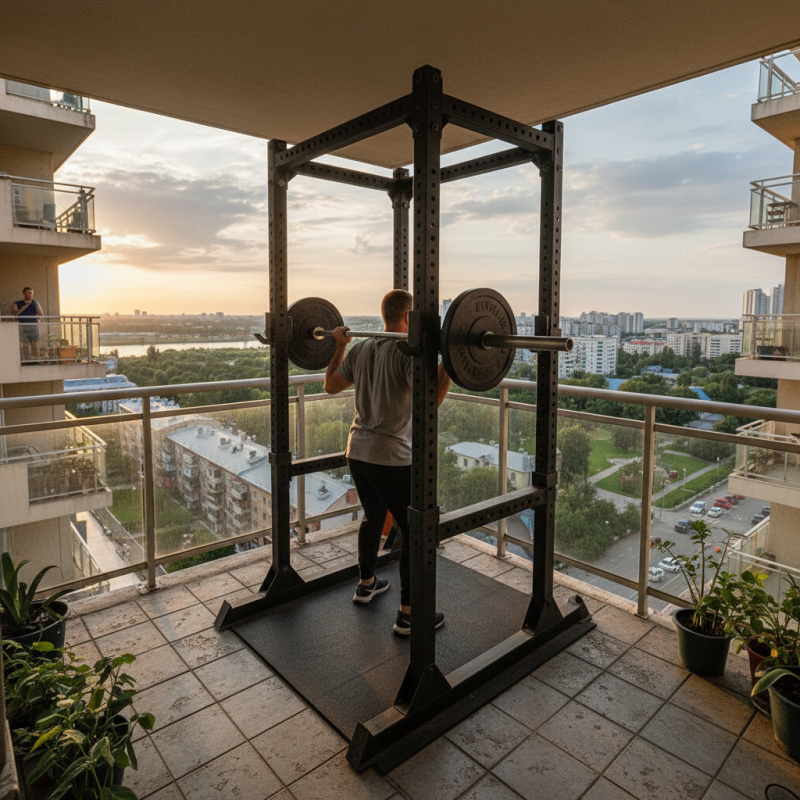 Can I Place a Heavy Squat Rack on My Balcony Safely?