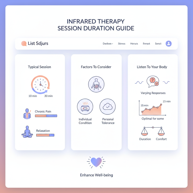 How Long Should You Use Infrared Therapy Per Session?