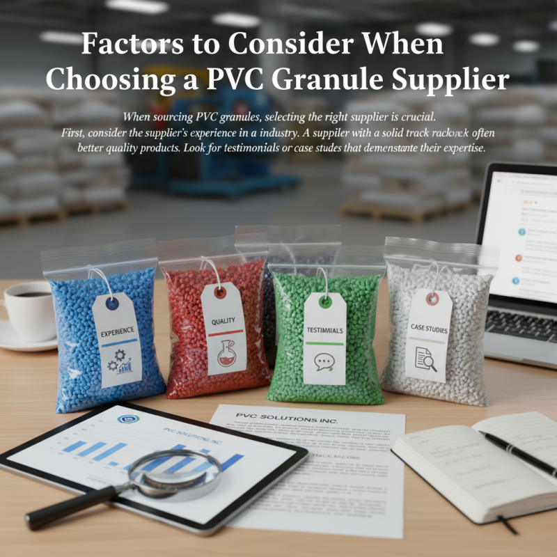 What is PVC Granules and How to Source Them?