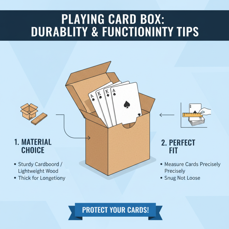 How to Make a Playing Card Box at Home Easily?