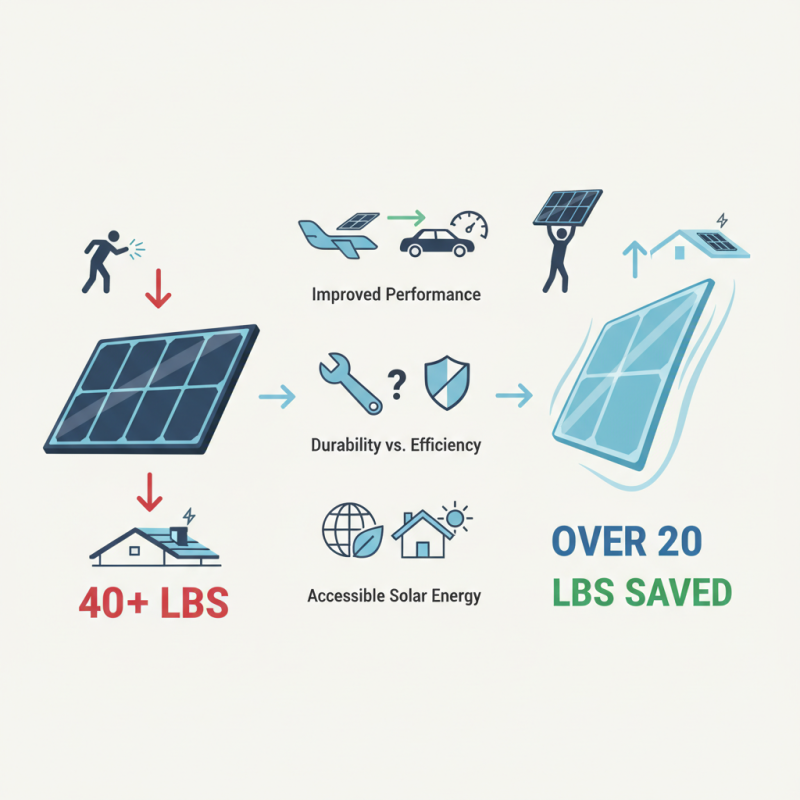 How Much Weight Can a Lightweight Solar Module Save?