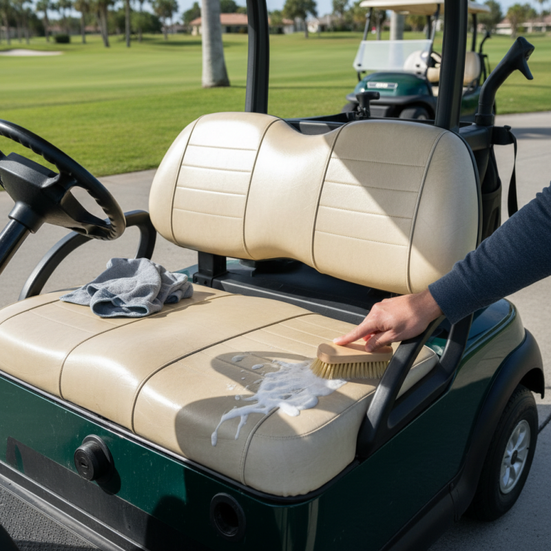 Top 10 Ways to Clean Golf Cart Seat Upholstery Efficiently?
