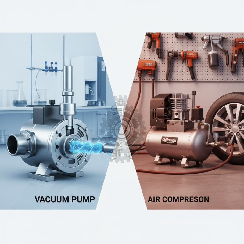 How to Choose Between a Vacuum Pump and an Air Compressor?