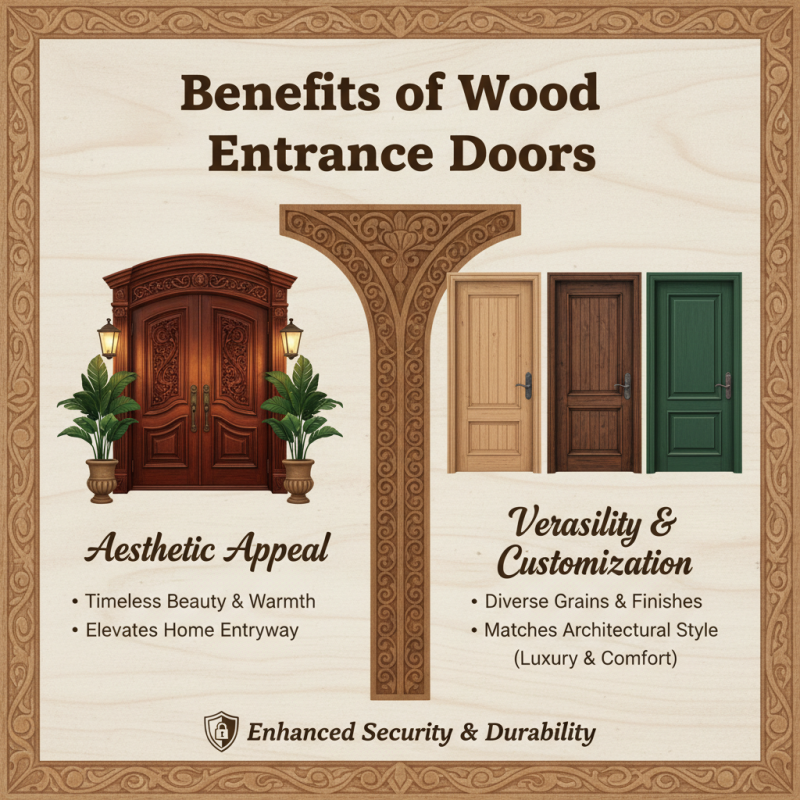 Why Choose Wood Entrance Doors for Your Home Decor and Security?