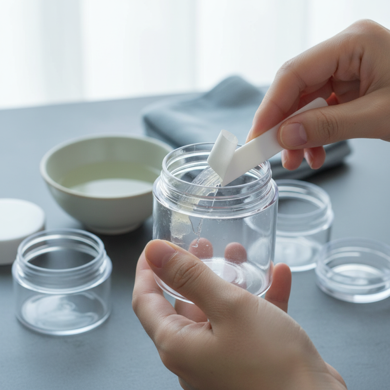 How to Easily Remove Adhesive Labels from Plastic Cosmetic Jars?