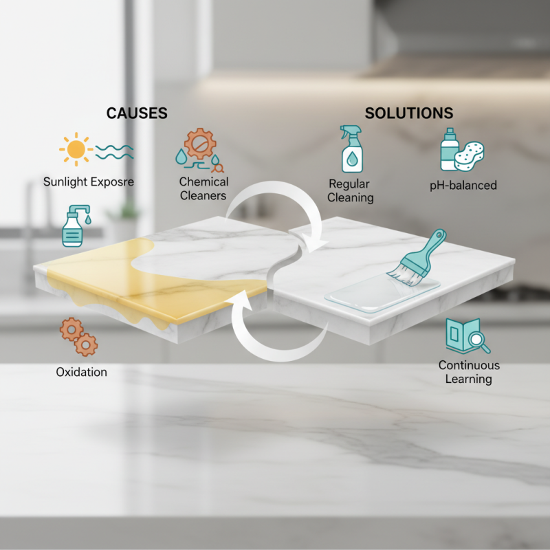 How to Stop Your White Marble from Turning Yellow?