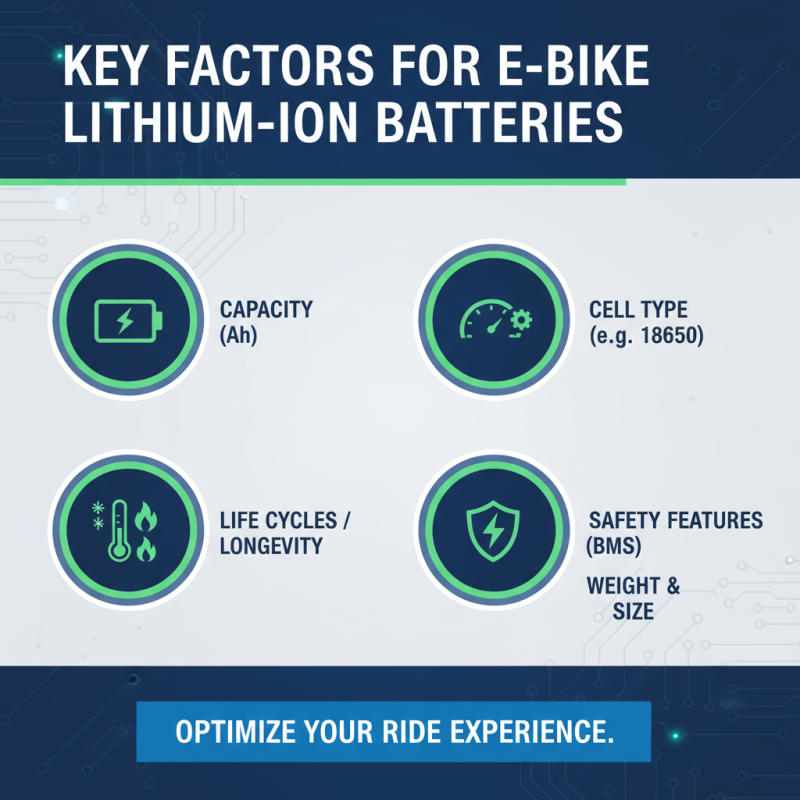 Essential Tips for Choosing Electric Bike Lithium Ion Battery