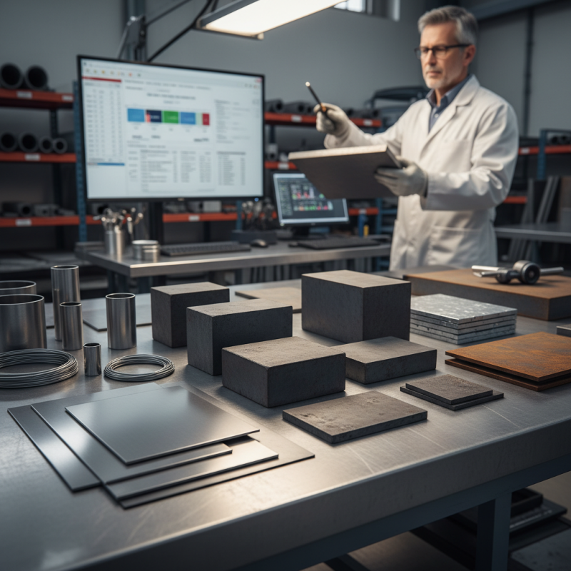 How to compare different types of steel materials for sourcing?