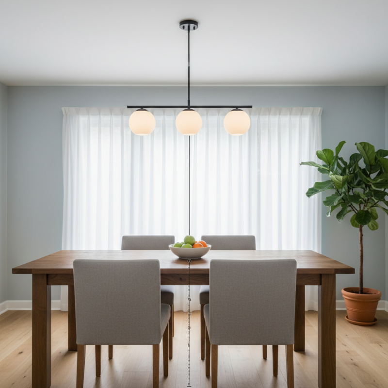 What is the Ideal Height to Hang a Pendant Light Over a Table?