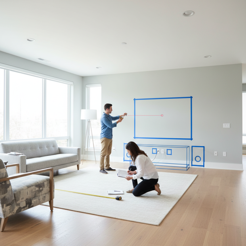 How to accurately measure a room for your new media center?