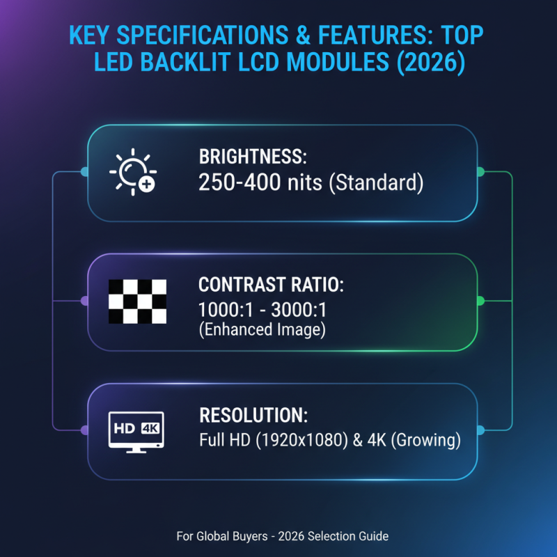 2026 Best LED Backlit LCD Modules for Global Buyers?