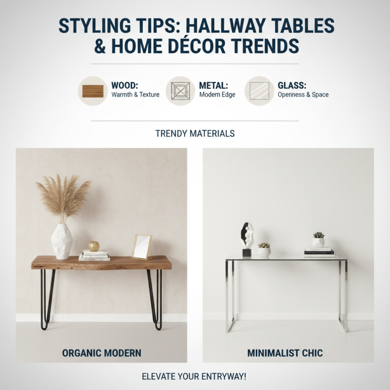 How to Choose the Perfect Hallway Table for Your Home?