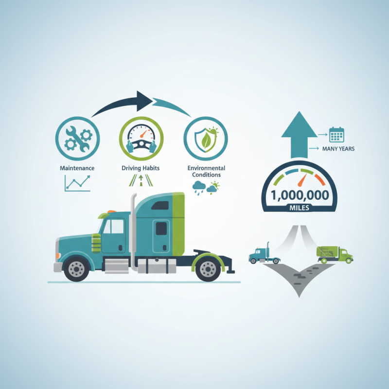 What is the average lifespan of a commercial tractor unit?