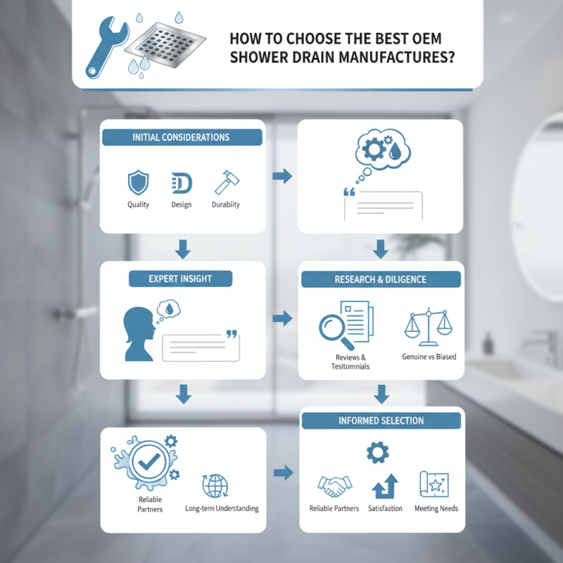 How to Choose the Best OEM Shower Drain Manufacturers?