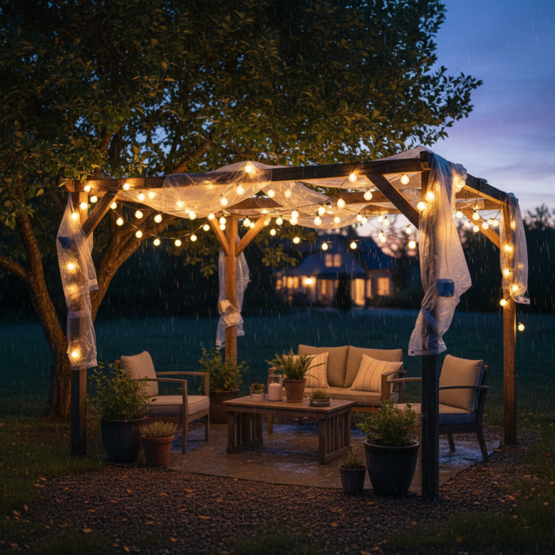 Can I Use Indoor LED Lights for Outdoor Setup Temporarily?