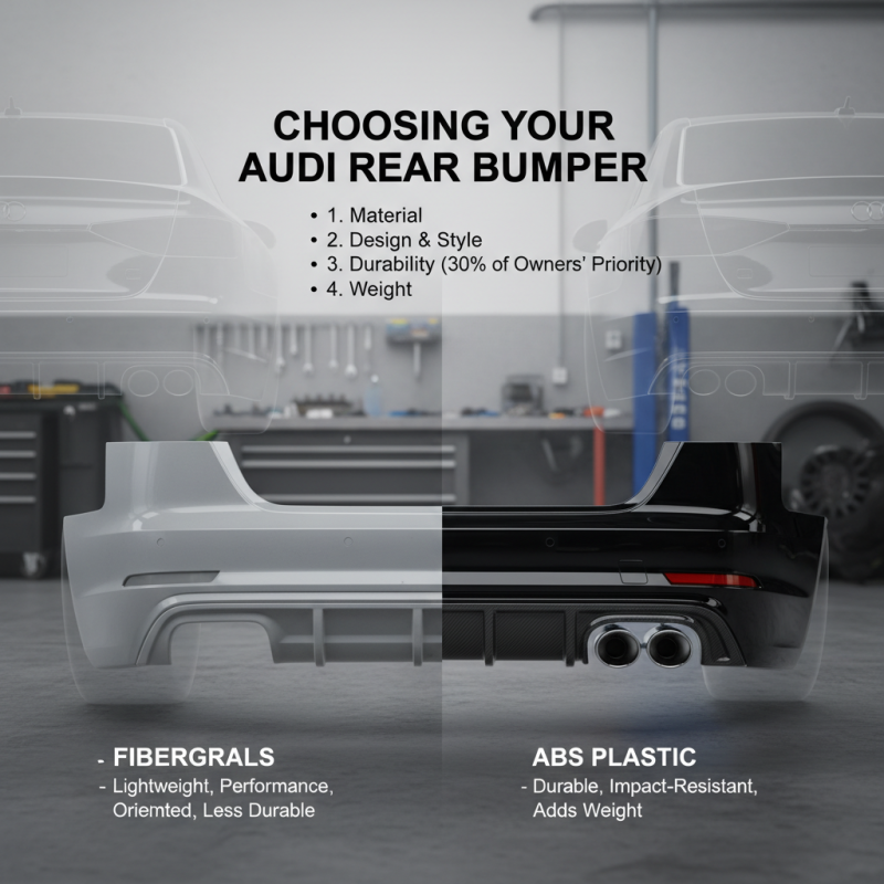 2026 Best Audi Rear Bumper Options for Your Vehicle Upgrade?